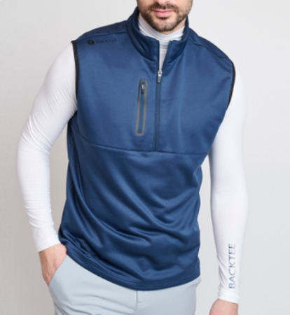 Backtee - Midlayer Slipover - navy